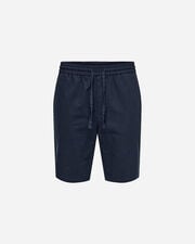Linus chino misto lino m - Blu